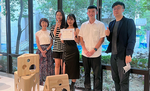 工設系學生獲日本NIYU 2024家具設計競賽金獎、銀獎