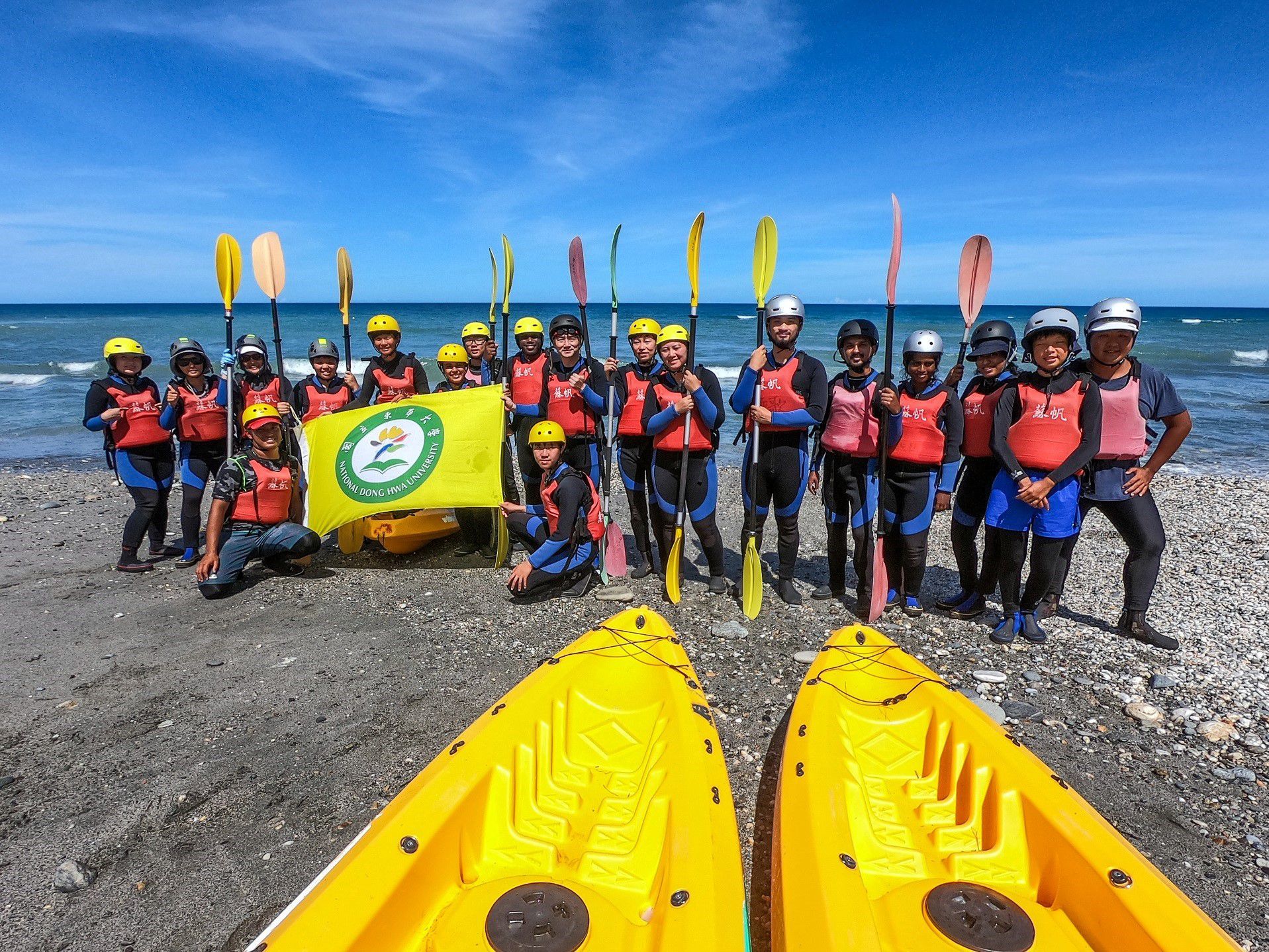 東華國際處辦理境外生海洋生態文化體驗探索活動