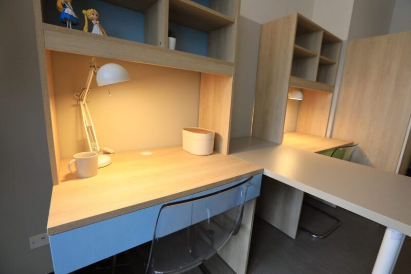 輔大新宿舍落成  獨立衛浴、簡易廚房、寢室沙發區 文創旅店風格，媲美偶像劇場景