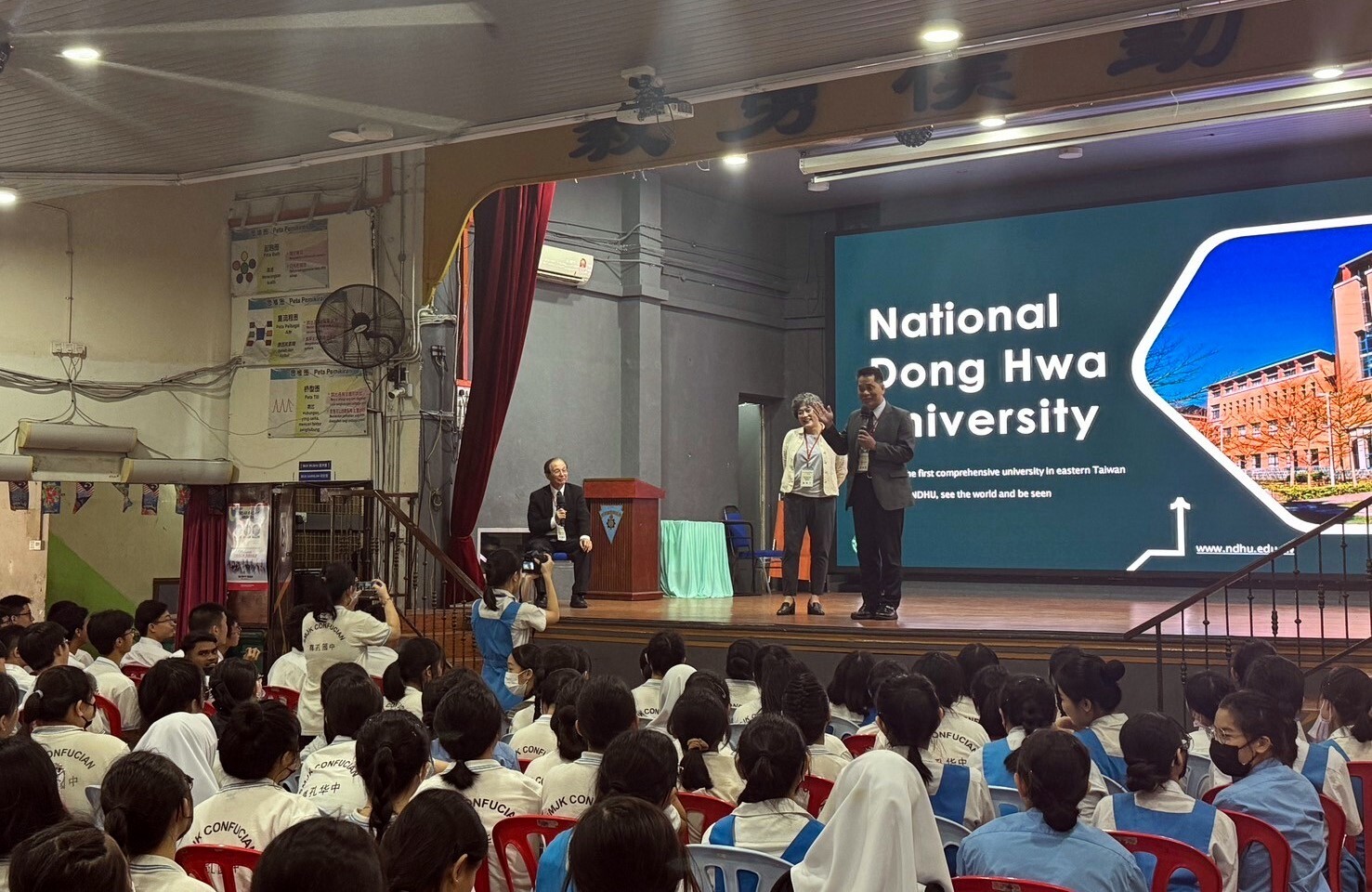 東華大學校長赴馬招生，加碼獎學金吸引優秀學子